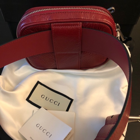 Gucci Calf Leather Belt Bag (Detachable Belt) - Rec - Picture 7 of 10